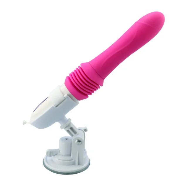 Sex Machine automatique – Gode vibrant rétractable avec mouvements de va-et-vient – Stimulation vaginale et point G – Image 11