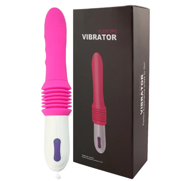 Sex Machine automatique – Gode vibrant rétractable avec mouvements de va-et-vient – Stimulation vaginale et point G – Image 10
