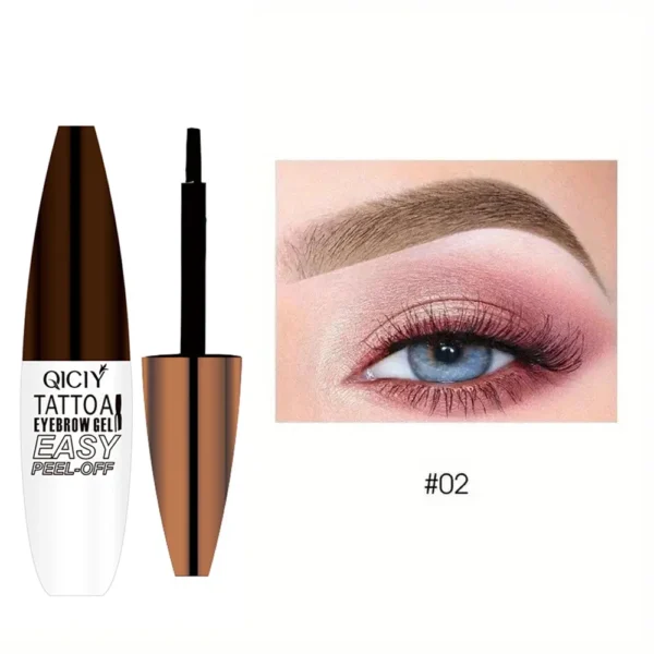 Gel tatouage sourcils peel-off – Tenue 3 jours, waterproof & anti-transfert – Maquillage longue durée – Image 8