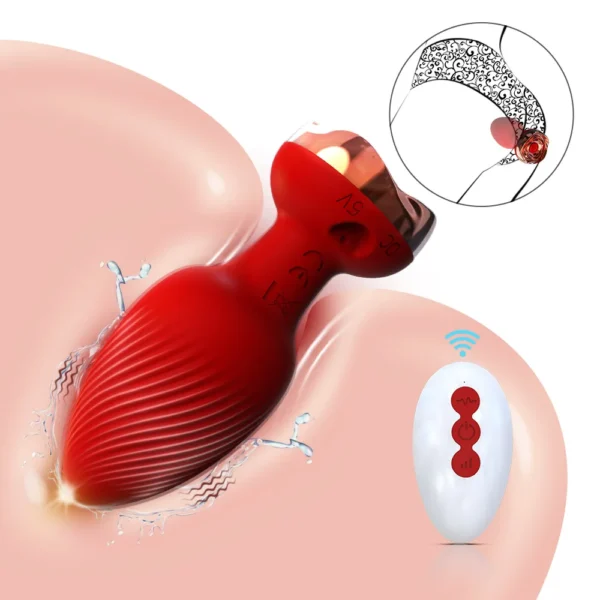 Plug anal vibrant avec contrôle sans fil – Masseur de prostate & stimulateur anal pour homme, femme et couple gay – Image 2