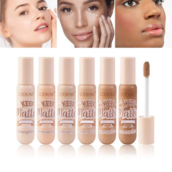 Correcteur liquide 6 teintes – Anticernes, anti-imperfections, fond de teint couvrant & hydratant – Image 3