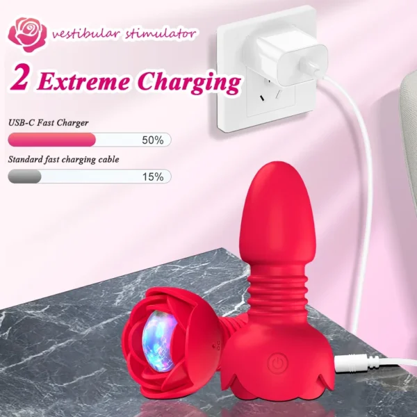 Plug anal télescopique avec télécommande – Masseur prostatique vibrant unisexe – Sextoy pour homme, femme et couple gay – Image 4