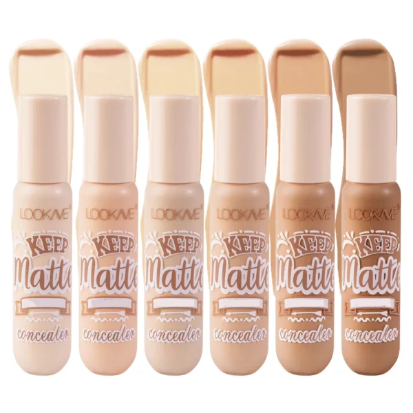 Correcteur liquide 6 teintes – Anticernes, anti-imperfections, fond de teint couvrant & hydratant – Image 2