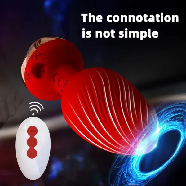 Plug anal vibrant avec télécommande – 10 modes – Stimulateur prostate & sex toy anal pour homme, femme et couple gay – Image 4