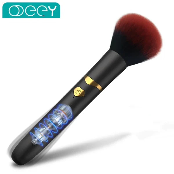Vibromasseur discret en forme de pinceau – Stimulateur clitoris, point G & mamelons – Rechargeable & silencieux